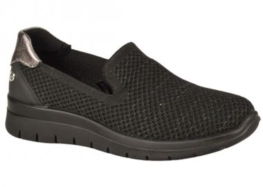 Πάνινα παπούτσια | Ανατομικά | Amarpies | AMD30036 | Μαύρο - Amarpies - 